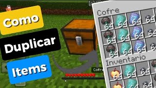 Como duplicar items minecraft 121 bedrockEn menos de 5 minutos🌱 [upl. by Ecarg]