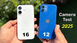 iPhone 16 vs iPhone 12 Camera Test 🔥  Big Difference After 4 Years HINDI [upl. by Nerissa]