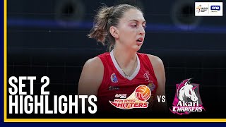 PLDT VS AKARI  SET 2 SEMIS GAME HIGHLIGHTS  2024 PVL REINFORCED CONFERENCE  AUGUST 31 2024 [upl. by Sosthena]