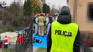 Tragedia w Tomaszowie Lubelskim Cała rodzina zatruła się nie żyje 2letnie dziecko [upl. by Uda]