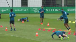 Zirkeltraining beim VfL Wolfsburg 08072016 [upl. by Stearns]