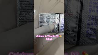 Calcium amp vitamin D3 ip Tablets 💊 calcium vitamin tablet medicine medicine [upl. by Eynobe213]