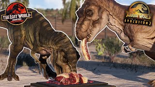 THE REXES ARE BACK  COMPLETE LOST WORLD JURASSIC CHAOS THEORY  Jurassic World Evolution 2 [upl. by Ycniuqal]