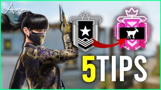 5 Tips That Will Help You RANK UP in Rainbow Six Siege [upl. by Desta472]