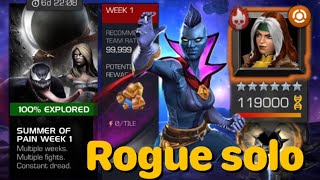 Summer of Pain  week1  Rogue solo with Sorcerer Supreme  MCOC [upl. by Niehaus]