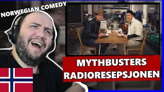 Mythbusters  A parody  Radioresepsjonen Utlendings Reaksjon 🇳🇴 Nordic REACTION [upl. by Dimo]