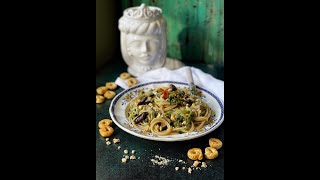 SICILIANI CREATIVI  Pasta con la scarola ricetta vegana  Vegan escarole pasta shorts [upl. by Noskcaj]