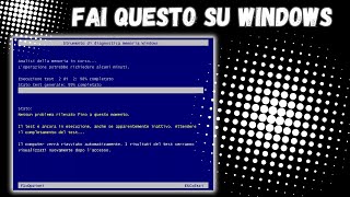 Schermate blu e crash Potrebbe essere la RAM Ecco come verificarlo [upl. by Lough]