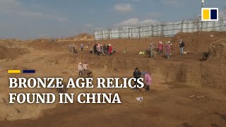 Thousands of Bronze Age artefacts unearthed from Laolongtou graves in China’s Sichuan province [upl. by Idola]