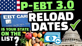 PEBT 2023 EBT FOOD STAMPS UPDATE  P EBT 30 RELOAD DATES NEW YORK TEXAS NEW MEXICO [upl. by Neimad]