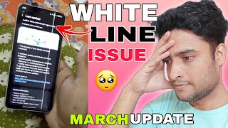 Samsung S21 FE White Line Issue After March Update  S21 FE Green Line Issue [upl. by Jessika]