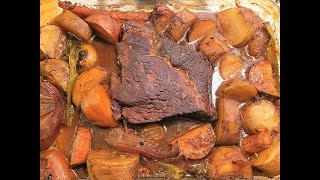 Top Round Roast in the Oven with Potatoes and Carrots 🥩🥔🍠🥕🧅🍷👨‍🍳😀 [upl. by Auop39]