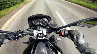 Triumph Street Triple Sound S A2660  Quickshifter  Pops  Onboard POV [upl. by Burta]