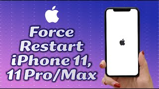 How to Restart iPhone 11 11 Pro amp 11 Pro Max Reboot Frozen Unresponsive [upl. by Lleuqar631]