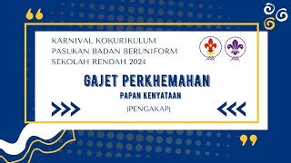 PENGAKAP Kumpulan 5 ACARA 3  GAJET PERKHEMAHAN  PAPAN KENYATAAN [upl. by Cheston260]