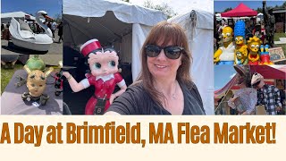 A Day in Brimfield MA largest Flea Market in 4k [upl. by Scandura647]