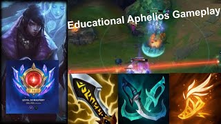 Educational Aphelios Game  Aphelios Gameplay [upl. by Ahtinak]