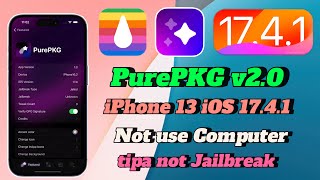 Update PurePKG v20 is out now possible RootlessRootful  support iPhone 13 iOS 1741  iOS 140 [upl. by Haran931]