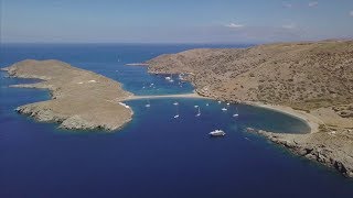 Κύθνος Kythnos Island Greece Aerial [upl. by Ocsisnarf791]