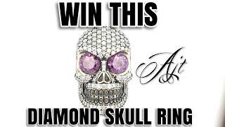 WIN THIS DIAMANTE DIAMOND SKULL RING Dramatic Accessories Giveaway by AJT Jewellery [upl. by Cairistiona136]