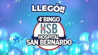 En Vivo 4° Bingo del Hospital San Bernardo [upl. by Anassor227]