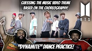 BTS ‘DYNAMITE’ Dance Practice REACTION [upl. by Nashner740]