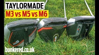 TaylorMade M3 vs M5 vs M6 drivers [upl. by Rafat]