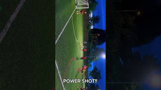 POWER SHOT whatagoal ontarget smashed goal [upl. by Nnahoj]