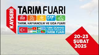 KAYSERİ TARIM FUARI 2025  Atlas Fuarcılık [upl. by Tedie]