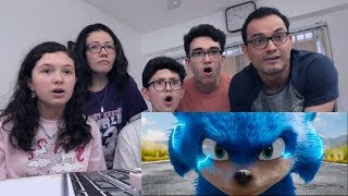 SONIC THE HEDGEHOG OFFICIAL TRAILER REACTION  MAJELIV FAMILY REACTION [upl. by Oibirot]