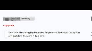 Dont Go Breaking My Heart  Frightened Rabbit  Craig Finn [upl. by Nibuz737]