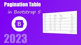 How to create pagination table in Bootstrap using datatables js [upl. by Lancaster]