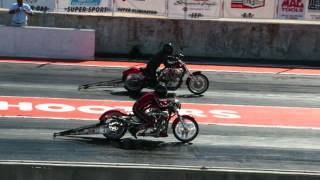 2005 AHDRA Rockingham Harley Drag Racing [upl. by Nonnaehr]