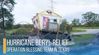 Hurricane Beryl Relief Underway in Brazoria TX [upl. by Shippee]