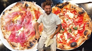 Dancing Pizza Chef Makes 3 NEAPOLITAN PIZZA in 3 Minutes [upl. by Nirrol]