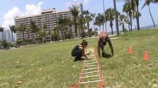 Dre Baldwin Explosive Combo  Jump Thrusts  Mountain Climbers  Groiners NBA Fit TRX [upl. by Sidell]