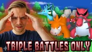 Its All Triple Battles Except when its not Pokemon Triple Y Nuzlocke Vertical [upl. by Aker]