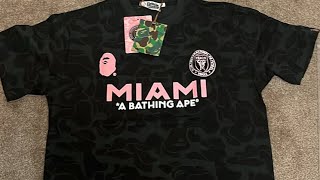 Stussy and Bape tee review stussy bape fyp reseller fashion reselling [upl. by Neleag]