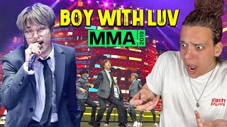 LA MEJOR VERSION QUE VI Reaccion BTS Boy with Luv MMA 2019  Fede Sicaro [upl. by Anaud]