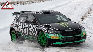 Test Pre Rallye MonteCarlo 2024  Oliver Solberg  Chris Ingram  Roberto Daprà Passats de canto [upl. by Anohr685]