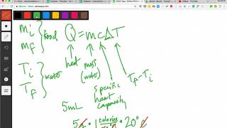 calorimetry lab calculations part 1 [upl. by Nylauqcaj]