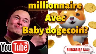 Baby dogecoin  Arnaque ou bonne affaire prediction 2022X5000 [upl. by Vel]