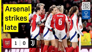 HIGHLIGHTS  Arsenal FC vs Juventus FC  UEFA Womens Champions League 202425 [upl. by Nirtiac]