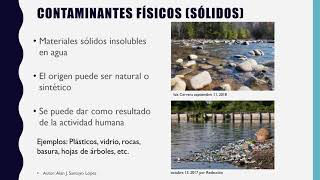 19 Contaminantes del agua [upl. by Kevina939]