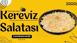 Kereviz Salatası 🌱 Kerevizi Hiç Böyle Denemediniz [upl. by Anrak]