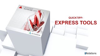 Autocad 2015 Quicktipp  Kennen Sie die Express Tools [upl. by Kendre]