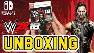 WWE 2K18 Nintendo Switch Unboxing [upl. by Aubree115]