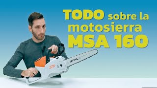 Motosierra a batería STIHL MSA 160 ¿Puede arreglar tu jardín [upl. by Rafferty400]