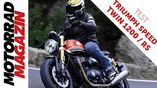 Liebe mit Hindernissen – Triumph Speed Twin 1200 RS erster Test [upl. by Queenie256]