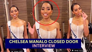 Wow Chelsea Manalo Closed Door Interview Look [upl. by Mena]